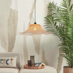 GOOD&MOJO Hanglamp 'Ibiza' Bamboe, 65cm, kleur Naturel