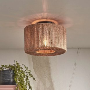 GOOD&MOJO Plafondlamp 'Iguazu' Jute, 30cm, kleur Naturel