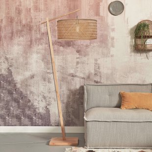 GOOD&MOJO Vloerlamp 'Java' Bamboe, 176cm, kleur Naturel