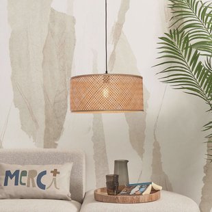 GOOD&MOJO Hanglamp 'Java' Bamboe, 50cm, kleur Naturel