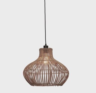 GOOD&MOJO Hanglamp 'Kalahari' Rotan, 42cm, kleur Naturel