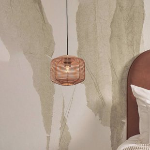 GOOD&MOJO Hanglamp 'Tanami' Rotan, 25cm, kleur Naturel