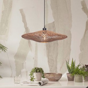 GOOD&MOJO Hanglamp 'Zanzibar' Rotan, 55cm, kleur Naturel