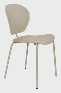 Zuiver Eetkamerstoel 'The Ocean' Gereycled kunststof, kleur Beige