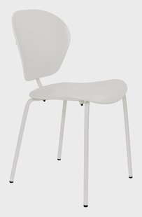 Zuiver Eetkamerstoel 'The Ocean' Gereycled kunststof, kleur Wit