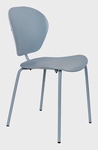 Zuiver Eetkamerstoel 'The Ocean' Gerecycled kunststof, kleur Ocean Blue