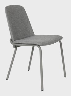 Zuiver Eetkamerstoel 'Clip' Stof, kleur Grijs