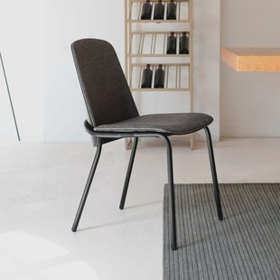 Zuiver Eetkamerstoel 'Clip' Stof, kleur Antraciet