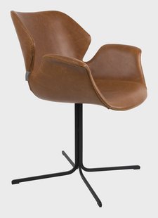 Zuiver Eetkamerstoel 'Nikki' PU leder