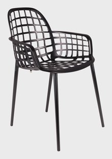 Zuiver Tuinstoel 'Albert Kuip' Aluminium, kleur Zwart