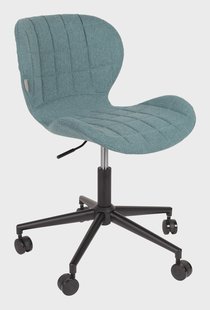 Zuiver Bureaustoel 'OMG' Stof, kleur Blauw