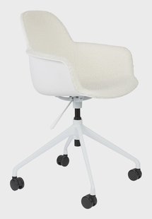 Zuiver Bureaustoel 'Albert Kuip' Met armleuning, Bouclé