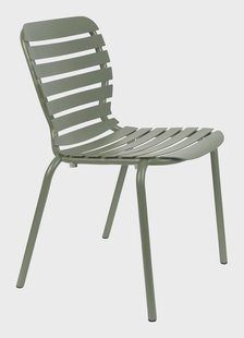 Zuiver Tuinstoel 'Vondel' Aluminium, kleur Groen