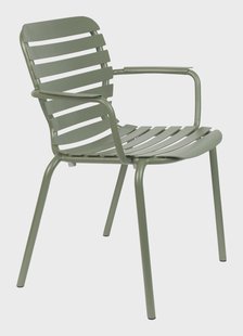 Zuiver Tuinstoel 'Vondel' Met armleuning, Aluminium