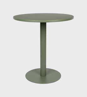 Zuiver Ronde Tuintafel 'Metsu' Staal, 70cm, kleur Groen