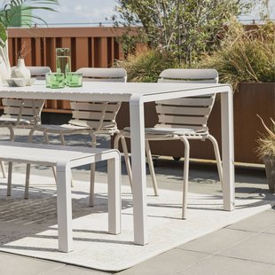 Zuiver Tuintafel 'Vondel' 168 x 87cm, kleur Clay