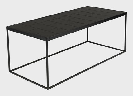 Zuiver Salontafel 'Glazed' Keramiek, 93 x 43cm, kleur Zwart