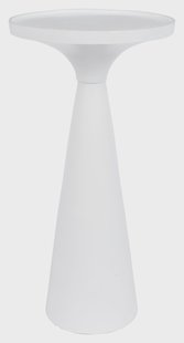 Zuiver Ronde Bijzettafel 'Floss' 28cm, kleur Wit