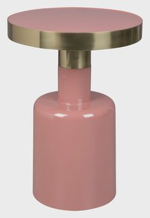 Zuiver Ronde Bijzettafel 'Glam' 36cm, kleur Roze