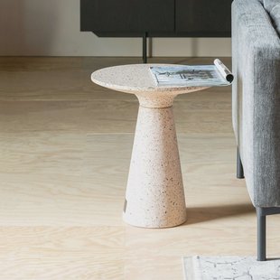 Zuiver Ronde Bijzettafel 'Victoria' Terrazzo, 41cm