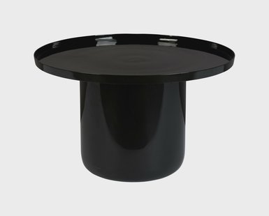 Zuiver Ronde Salontafel 'Shiny Bomb' 67cm, kleur Zwart