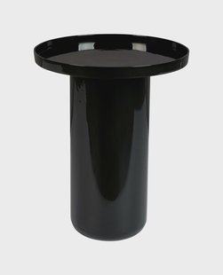 Zuiver Ronde Bijzettafel 'Shiny Bomb' 40cm, kleur Zwart