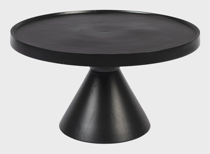 Zuiver Ronde Salontafel 'Floss' 60cm, kleur Zwart