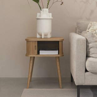 Zuiver Bijzettafel/Nachtkastje 'Barbier' Hout, 45 x 45cm