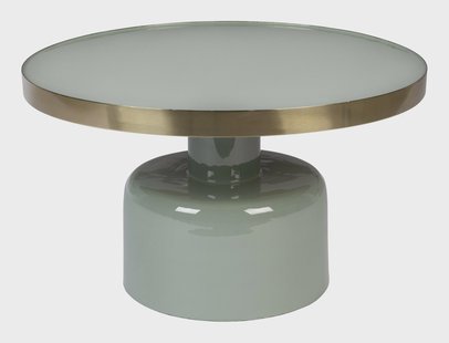 Zuiver Ronde Salontafel 'Glam' 60cm, kleur Groen