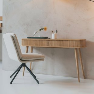 Zuiver Sidetable 'Barbier' Essenhout, 120cm, kleur Naturel