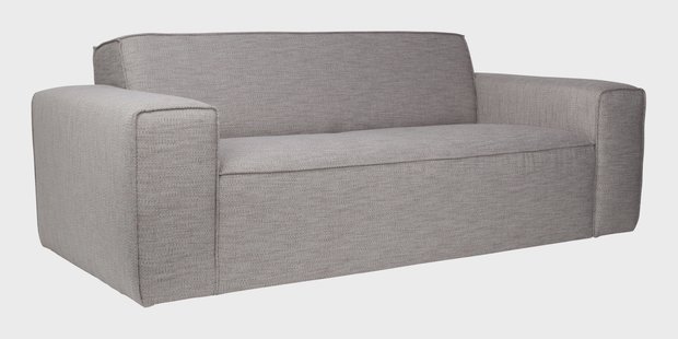 Zuiver 2,5-zits Bank 'Bor' kleur Grijs