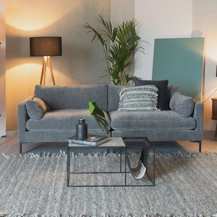 Zuiver 3-zits Bank 'Summer' kleur Antraciet