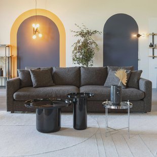 Zuiver 3-zits Bank 'Sense' kleur Espresso