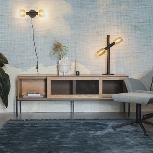 Zuiver TV-meubel 'Hardy' Eikenhout, 160cm, kleur Naturel