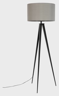 Zuiver Vloerlamp 'Tripod' 157cm, kleur Grijs