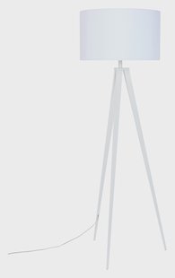 Zuiver Vloerlamp 'Tripod' 157cm, kleur Wit
