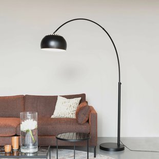 Zuiver Verstelbare Vloerlamp 'Metal' 190-205cm, kleur Zwart