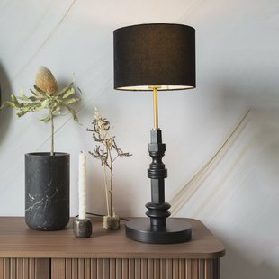 Zuiver Tafellamp 'Totem' 65cm, kleur Zwart