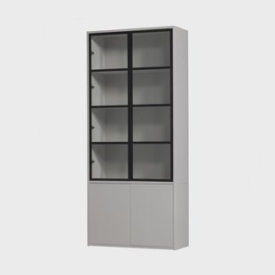 vtwonen Vitrinekast 'Basic' 230 x 100cm, kleur Mist