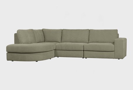 vtwonen Hoekbank 'Family' Links, Woven, kleur Groen