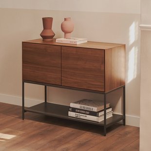 Kave Home Dressoir 'Vedrana' Walnoot, 98cm