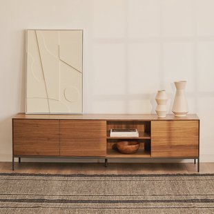 Kave Home TV-meubel 'Vedrana' Walnoot, 195cm