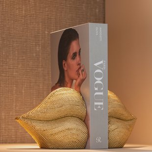 Richmond Boekenstandaard 'Kiss' kleur Goud