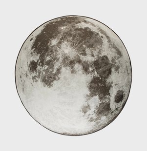 Zuiver Outdoor Vloerkleed 'Moon' 280cm, kleur Grijs