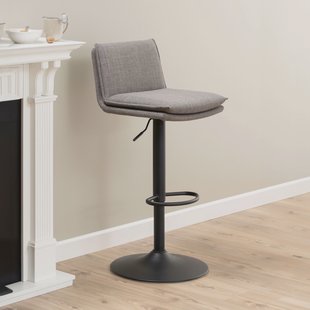 Bendt Barkruk 'Adonna' kleur Grijsbruin (zithoogte 68-89cm)