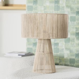 By-Boo Tafellamp 'Oshu' Jute, 50cm hoog