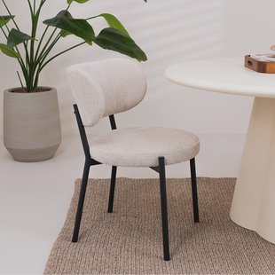 By-Boo Eetkamerstoel 'Oasis' Chenille, kleur Beige