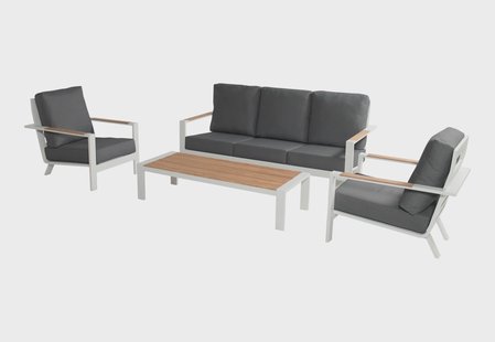 Hartman Loungeset 'Breeze' Excl. tafel, kleur Grijs