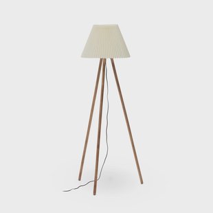 Kave Home Vloerlamp 'Benicarlo' Rubberhout, 149cm hoog