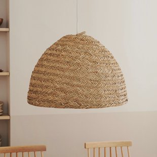 Kave Home Lampenkap 'Fonteta' Zeegras, Ø60cm